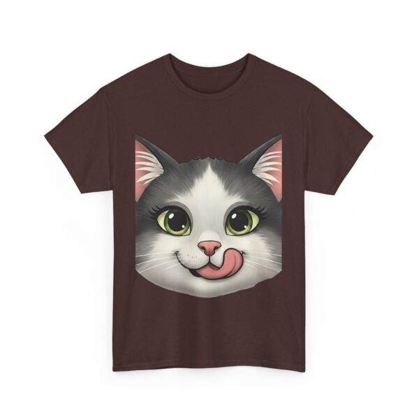 cute cat pocket t shirt for animal lovers, unisex heavy cotton tee, gift for pet owners, casual wear, animal rescue fundraiser