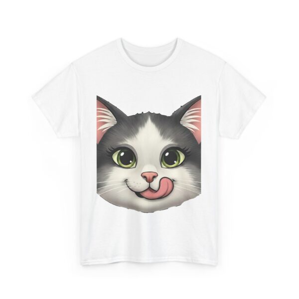 cute cat pocket t shirt for animal lovers, unisex heavy cotton tee, gift for pet owners, casual wear, animal rescue fundraiser