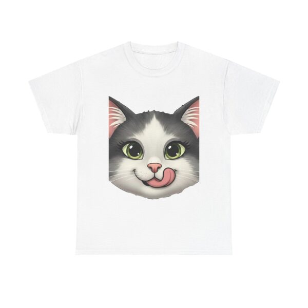 cute cat pocket t shirt for animal lovers, unisex heavy cotton tee, gift for pet owners, casual wear, animal rescue fundraiser