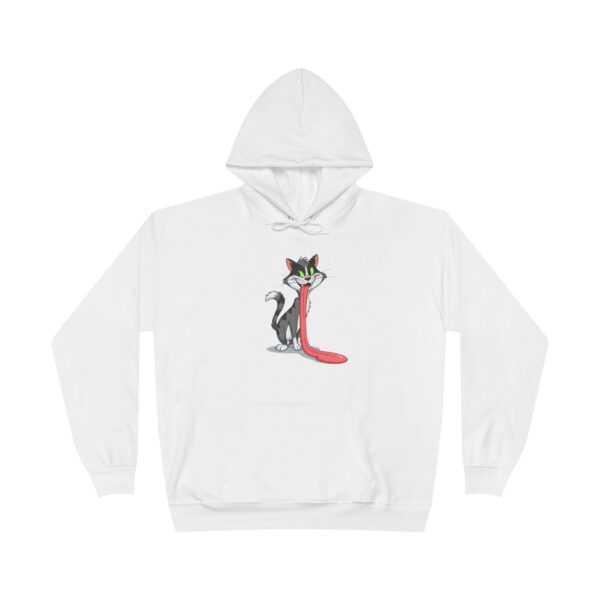 cat lover's eco friendly hoodie, funny cat sweatshirt, gift for pet owners, casual wear, cozy pullover