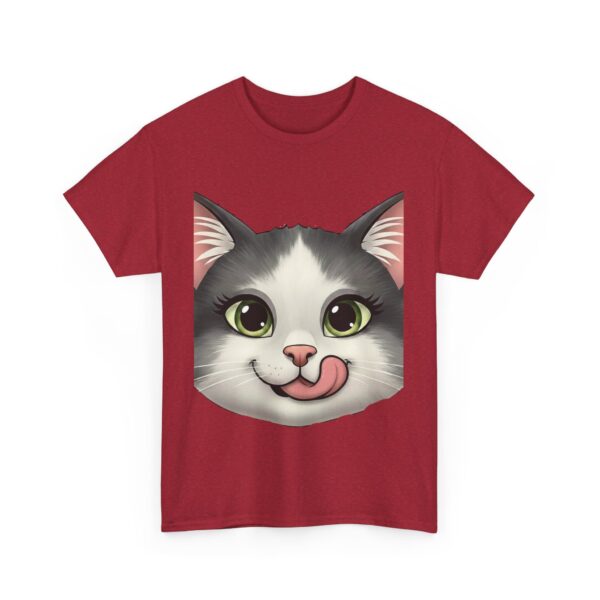 cute cat pocket t shirt for animal lovers, unisex heavy cotton tee, gift for pet owners, casual wear, animal rescue fundraiser