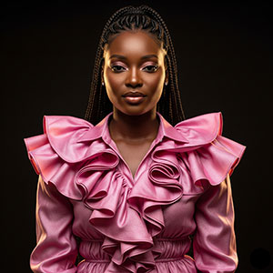pink blouse